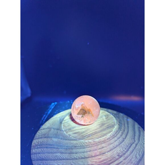 UV Reactive Art Marble – Swirl Core w/ Base (Damage Noted) - Picture 6 of 6